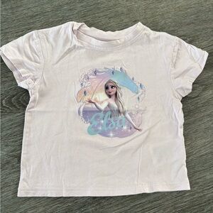 4/30$ H&M X Disney tshirt of « Elsa » 18-24 months